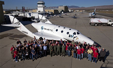 La avión espacial, SpaceShip Two
